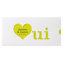 Votre oui haut en couleur 