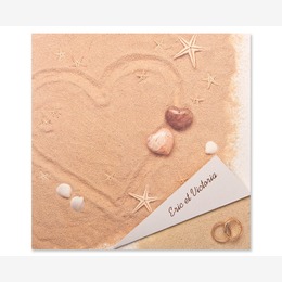 Faire-part mariage Ecume