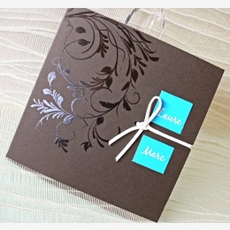 turquoise et chocolat