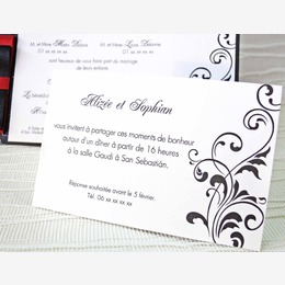 mariage rouge et noir