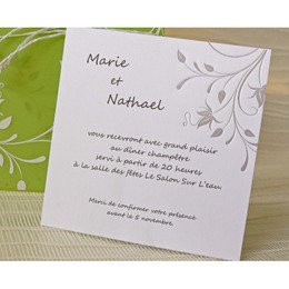 mariage fleuri vert