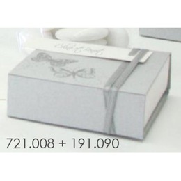 dragées papillons argentés