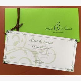 pochette vert foncé