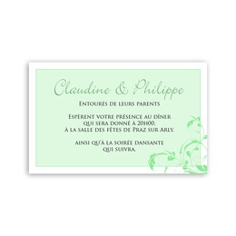 pochette vert tendre