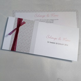 Mariage pochette liberty