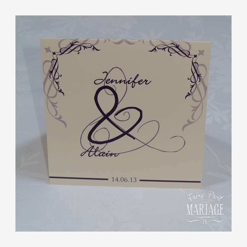 Mauve & Ivoire baroque