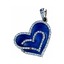 clé USB coeur bleu