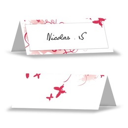 mariage papillon fuschia