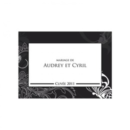 Papillon noir et blanc