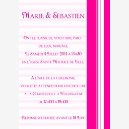 mariage americain rose