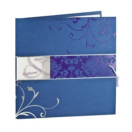 mariage elegant bleu