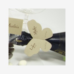 rond de bouteille papillon caramel