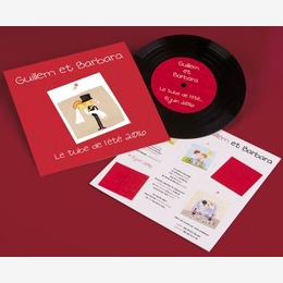 Faire-part mariage vinyl Happyday