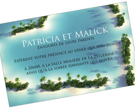 Collections des cartes d'invitations