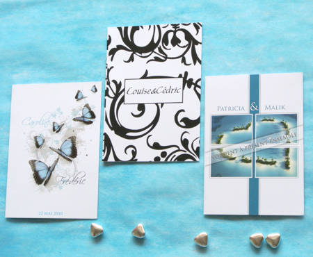 Collections des menus de table